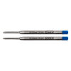 123encre recharge de stylo à bille fin (2 pièces) - bleu 300854 - 1
