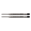 123encre recharge de stylo à bille fin (2 pièces) - noir 300855 - 1