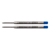 123encre recharge de stylo à bille moyen (2 pièces) - bleu 300852 - 1