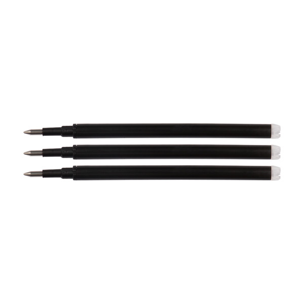 123encre recharge pour stylo à bille effaçable (3 pièces) - noir 300986 - 1