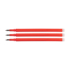 123encre recharge pour stylo à bille effaçable (3 pièces) - rouge 300987 - 1