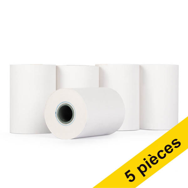 123encre rouleau TPE 57x40x12 thermique (5 pièces) - blanc 303653 - 1