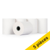 123encre rouleau TPE 57x47x12 thermique (5 pièces) - blanc 303656 - 1