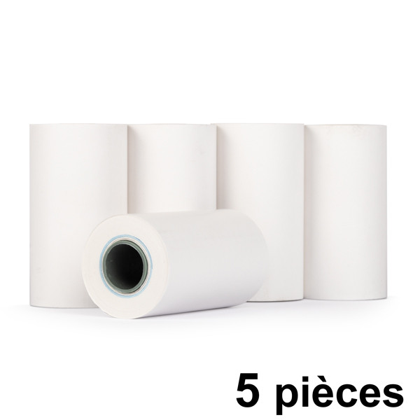 123encre rouleau de caisse enregistreuse 57x30x12 thermo (5 pièces) - blanc 300313 - 1