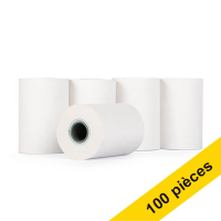 123encre rouleau de caisse enregistreuse 57x40x12 thermo (100 pièces) - blanc 300318
