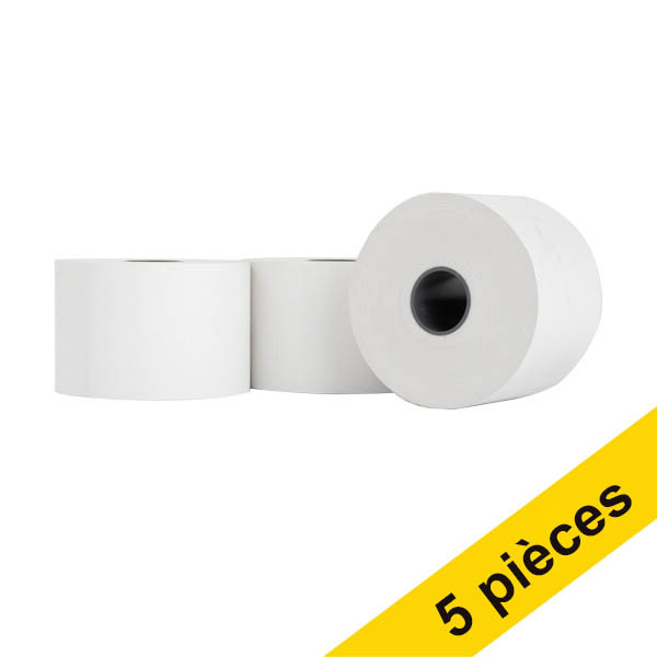 123encre rouleau de caisse enregistreuse 60x95x25 mm thermo (3 pièces) - blanc 302685 - 1