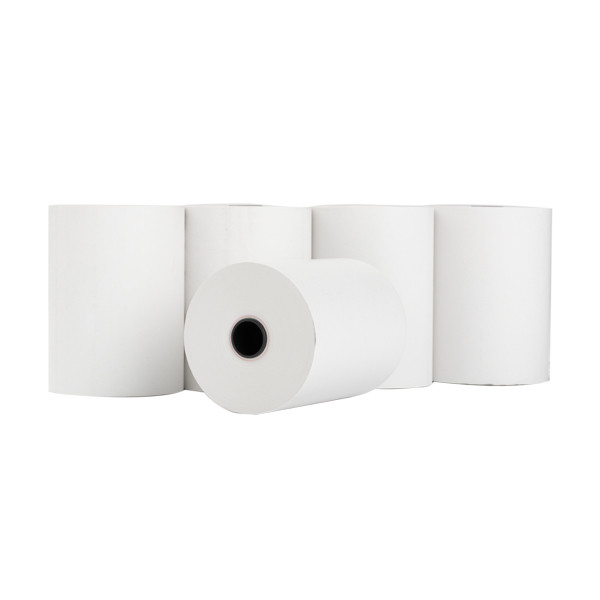 123encre rouleau de caisse enregistreuse 80x60x12 mm thermo (5 pièces) - blanc 302687 - 1