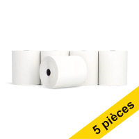 123encre rouleau de caisse thermique 80x80x12 48 g/m² (5 pièces)