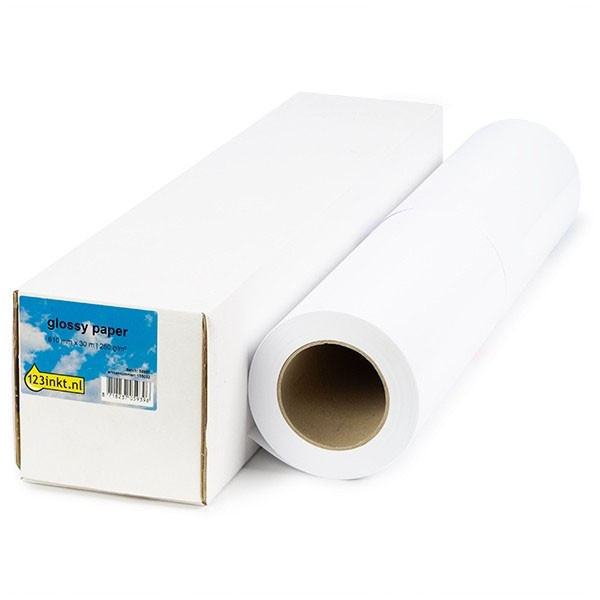 123encre rouleau de papier brillant 610 mm (24 pouces) x 30 m (260 g/m²) 155054 - 1