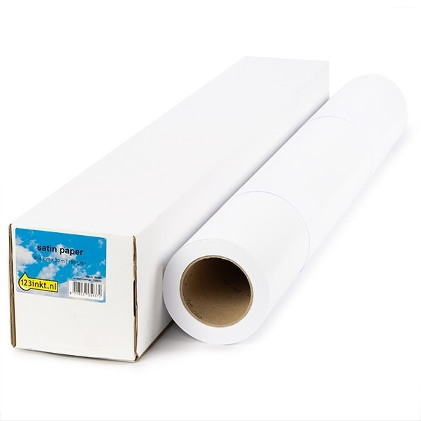 123encre rouleau de papier satiné 914 mm (36 pouces) x 30 m (190 g/m²) 155058 - 1