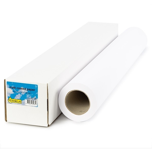 123encre rouleau de papier standard 610 mm (24 pouces) x 50 m (80 g/m²) 155082 - 1
