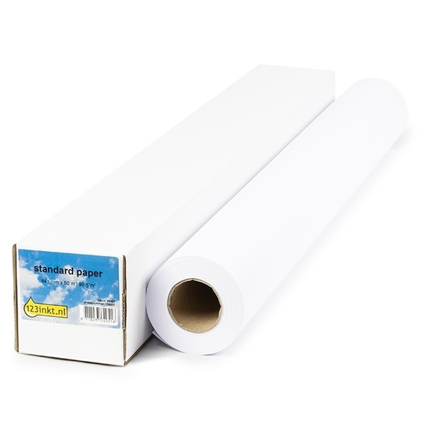 123encre rouleau de papier standard 841 mm (33 pouces) x 50 m (90 g/m²) 155089 - 1