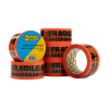 123encre ruban d'avertissement 'Fragile' 50 mm x 66 m (6 rouleaux) - orange 301985 - 1
