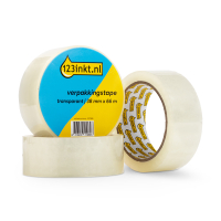 123encre ruban d'emballage transparent 38 mm x 66 m (3 rouleaux) 301987