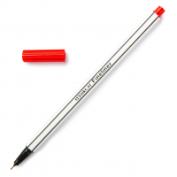 123encre stylo-feutre pointe fine - rouge 300299