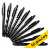 123encre stylo à bille sans impression (10 pièces) - noir 400091 - 1