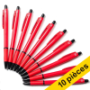 123encre stylo à bille sans impression (10 pièces) - rouge 400097 - 1