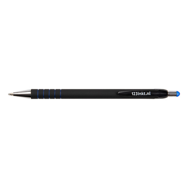 123encre stylo à bille ultra smooth (1 mm) - bleu 301665 - 1
