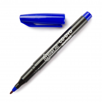 123encre stylo CD/DVD - bleu 300294