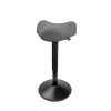 123encre tabouret triangulaire ergonomique avec ressort à gaz (48 cm - 65 cm) - noir 390048 - 1