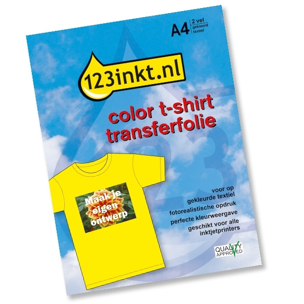 Feuille de film de transfert pour T-shirt couleur (2 feuilles) 060850 - 1
