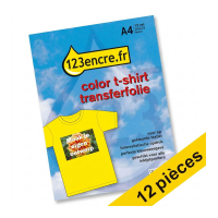 Offre : 12 feuilles de film de transfert pour T-shirt couleur