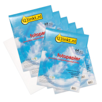 Promotion : papier photo autocollant PVC A4 transparent : 5 ensembles + 1 GRATUIT (total 60 autocollants) 300343
