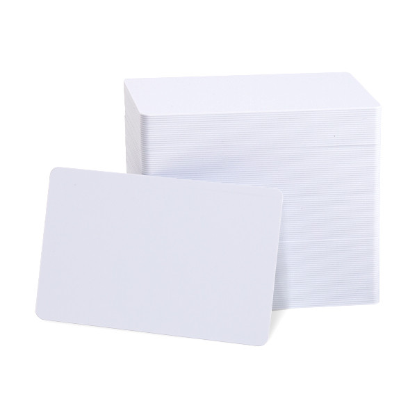 123inkt pvc kaarten wit 0,76 mm (500 stuks) 141623 - 1