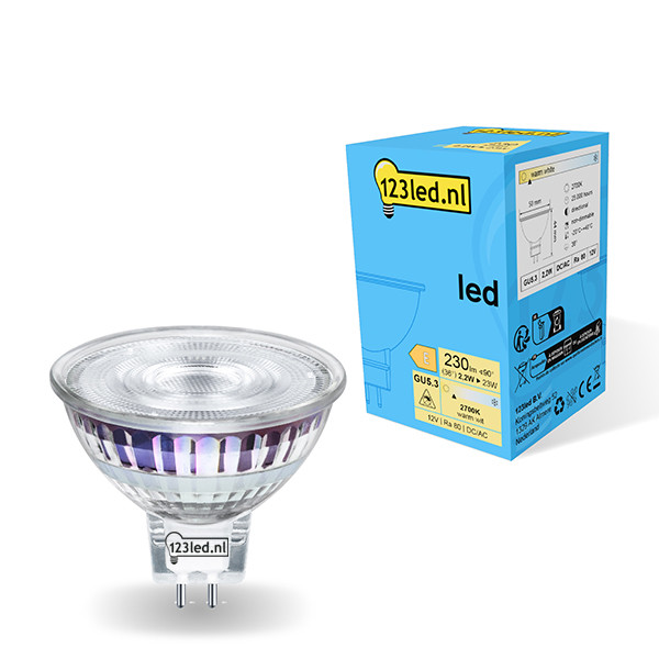 123led GU5.3 spot LED 2,2W (25W) LDR01740 - 1