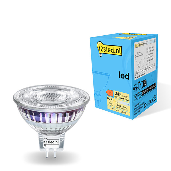 123led GU5.3 spot LED dimmable 4,4W (50W) LDR01752 - 1