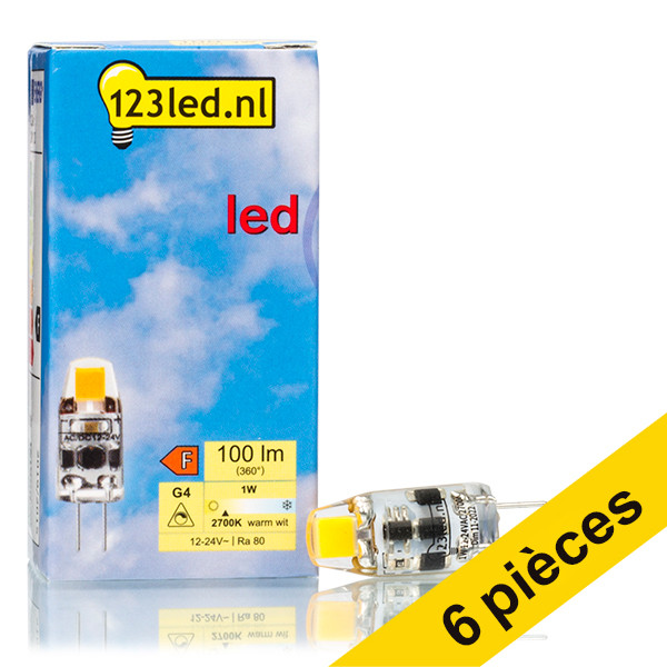 Offre : 6x 123led capsule LED 4G dimmable 2700K 1,1W (14W) LDR01703 - 1