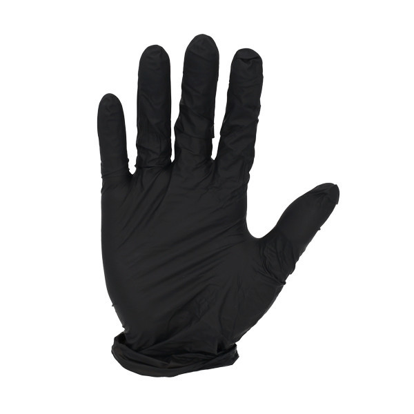 123schoon gants en nitrile L sans poudre (3,5 grammes 100 pièces) - noir SDR07298 - 3