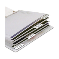 3L onglets autocollants permanents 12 x 40 mm (48 pièces) - blanc 423090