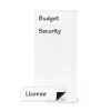 3L porte-étiquettes magnétiques avec inserts 25 x 75 mm (6 pièces) 423091 - 1