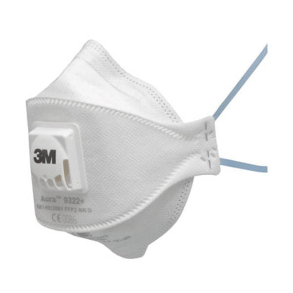 3M Aura 9322+ FFP2 NR D masque anti-poussière avec valve d'expiration (10 pièces) S3M00128 - 1