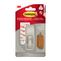 3M Command crochet autocollant de moyen format - métal 214510