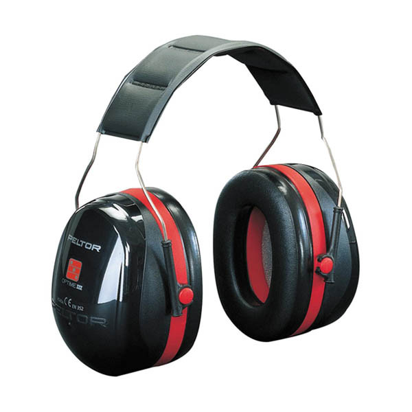 3M Peltor Optime III H540A casque antibruit à arceau - rouge et noir S3M00061 - 1