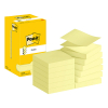 3M Post-it Z-notes 76 x 76 mm (12 pièces) - jaune 201005 - 1