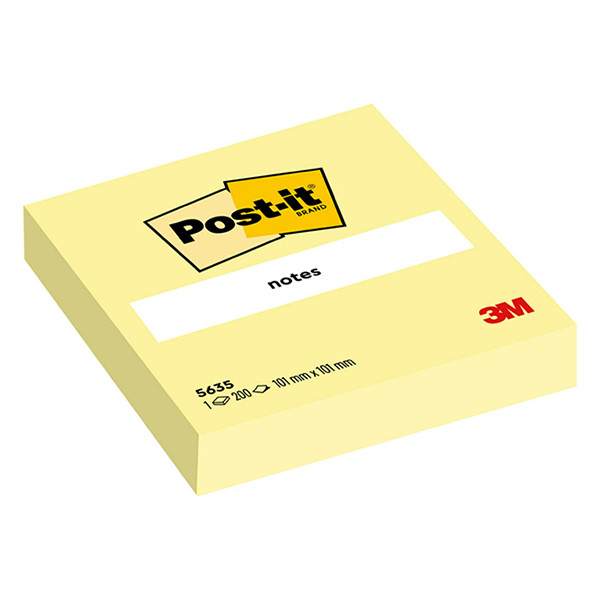 3M Post-it notes 101 x 101 mm - jaune 201074 - 1