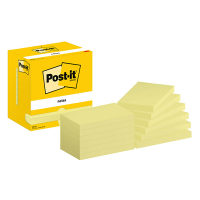 3M Post-it notes 76 x 127 mm (12 pièces) - jaune 201033