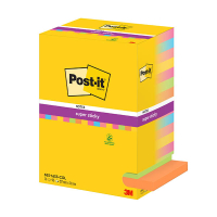 3M Post-it notes assorties 76 x 127 mm (16 pièces) 425624