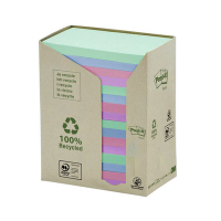 3M Post-it notes recyclées 76 x 127 mm (16 pièces) - assortiment pastel 201398