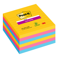 3M Post-it notes super collantes Rio 101 x 101 mm (pack de 6) 201068