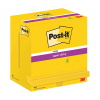 3M Post-it super sticky notes 76 x 127 mm (12 pièces) - jaune fluo 201019 - 1