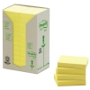 3M Post-it tour de notes recyclées 38 x 51 mm (pack de 24) - jaune 201384 - 1