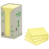 3M Post-it tour de notes recyclées 76 x 76 mm (pack de 16) - jaune 201390 - 1