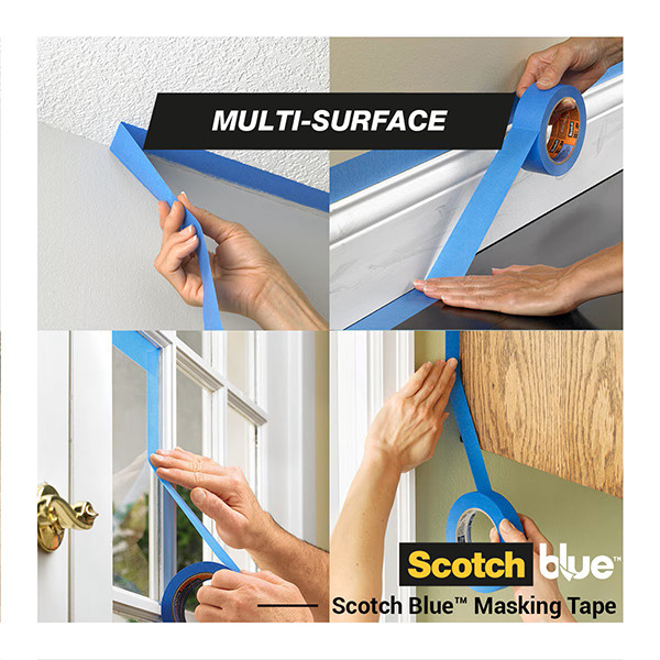 ScotchBlue ruban de masquage multi-surfaces 24 mm x 41 m 280048 - 3
