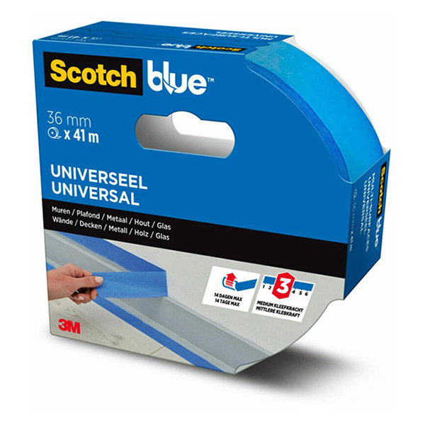 ScotchBlue ruban de masquage multi-surfaces 36 mm x 41 m 280049 - 1