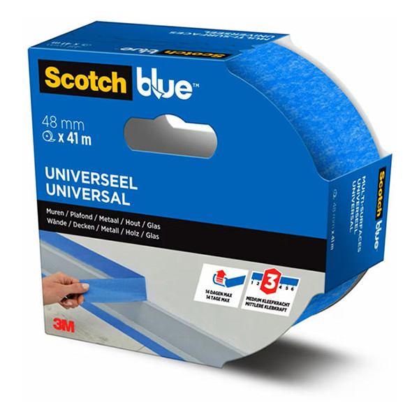 ScotchBlue ruban de masquage multi-surfaces 48 mm x 41 m 280050 - 1