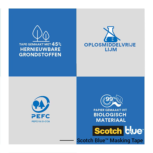 ScotchBlue ruban de masquage multi-surfaces 48 mm x 41 m 280050 - 4